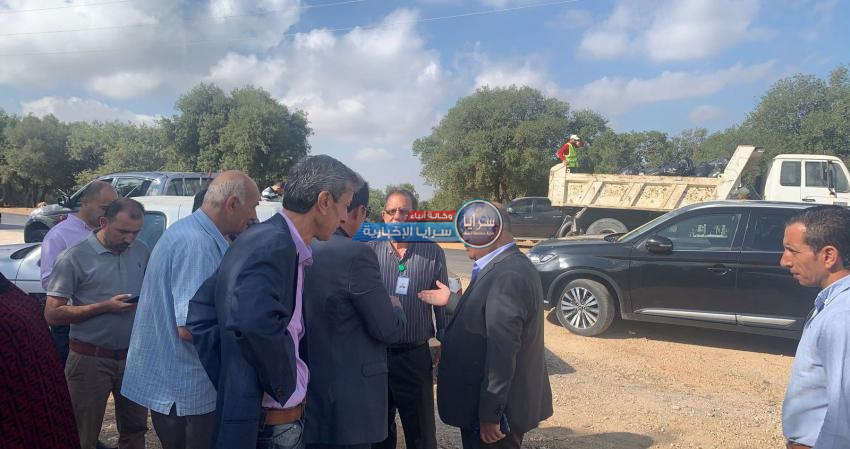 بعد منشور الملكة  ..  محافظ اربد يقود حملة نظافة في برقش  ..  صور 