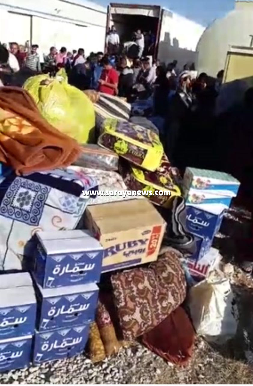 بالصور .. اربد: حملة شعبية لجمع المساعدات العاجلة للنازحين السوريين في الرمثا