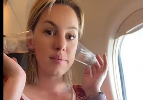 انسداد الأذن في الطائرة  ..  ممرضة تكشف "حيلة ذكية"