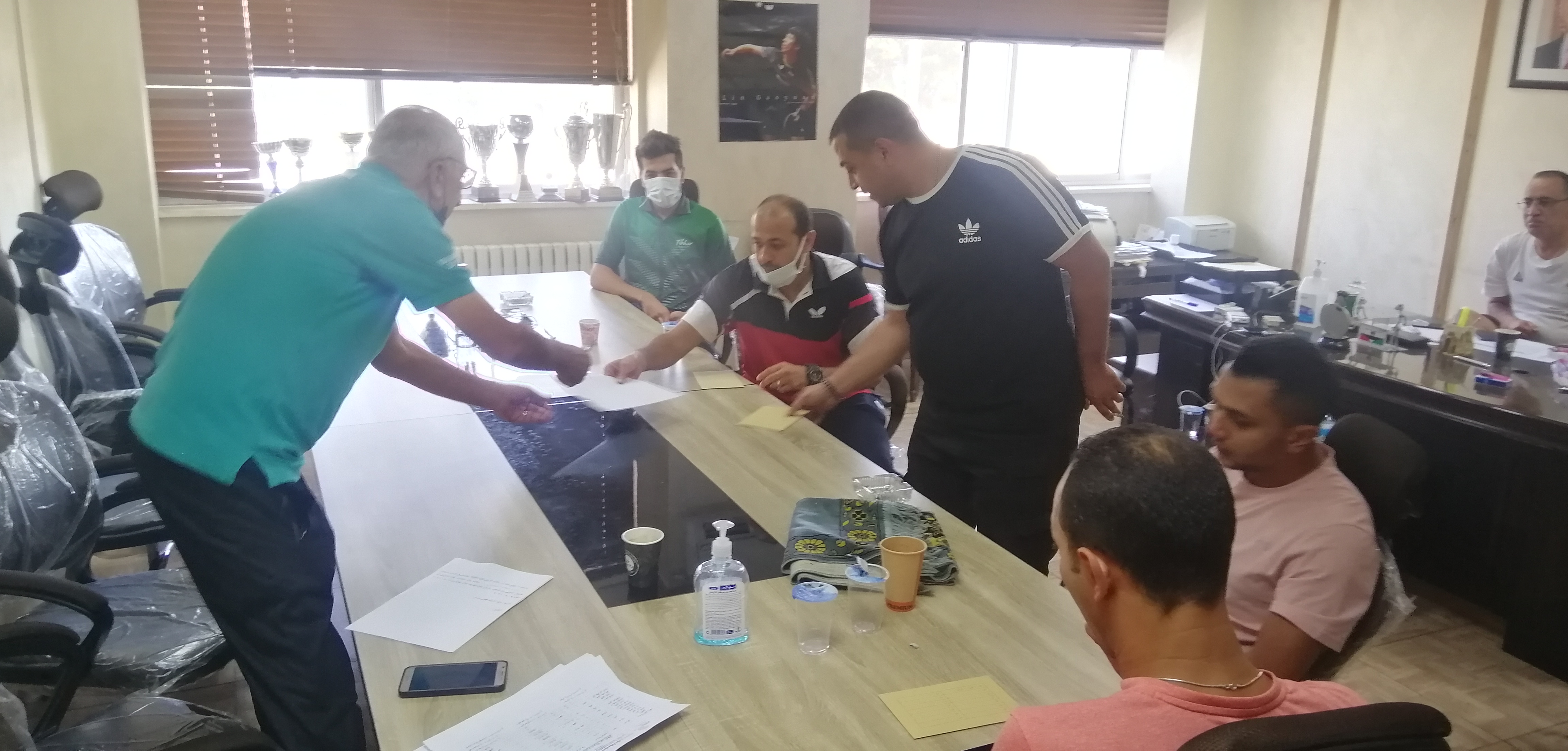 " نخبة مصر" للطاولة يختتمون معسكرا تدريبيا و الزعبي يوجه شكره لهم ..  صور