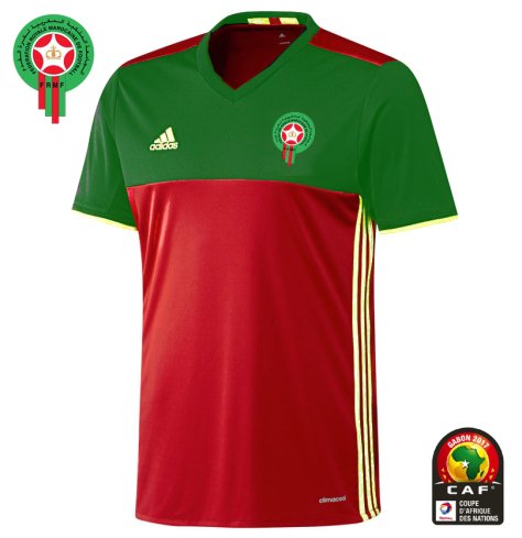 منتخب المغرب يكشف عن قميصه الرسمي في مونديال روسيا  ..  صورة 