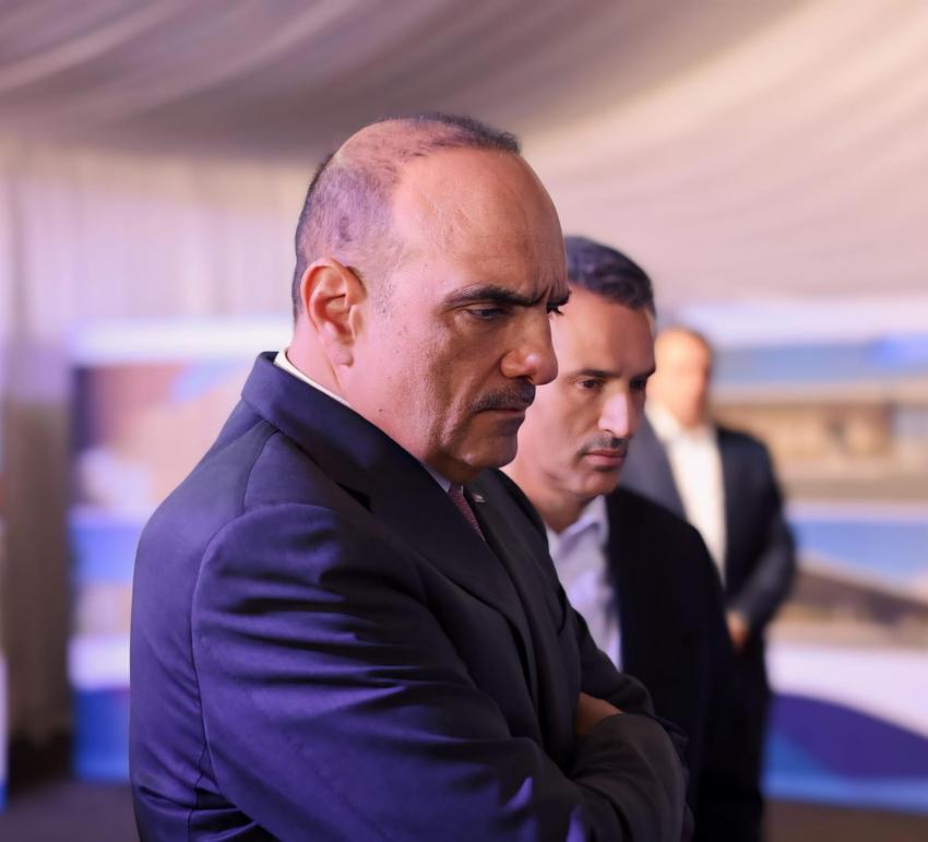 مندوبا عن الملك  ..  الخصاونة يضع حجر الأساس لمشروع معبَر حدود الدرة