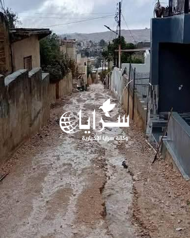 أهالي بيت يافا في إربد يناشدون الجهات المعنية الإسراع بإنجاز مشروع الصرف الصحي المتعثر ..  صور
