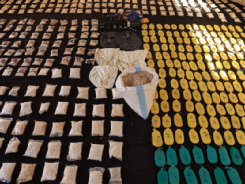 سورية تُحبط محاولة تهريب ضخمة للمخدرات باتجاه الأردن  ..  صور