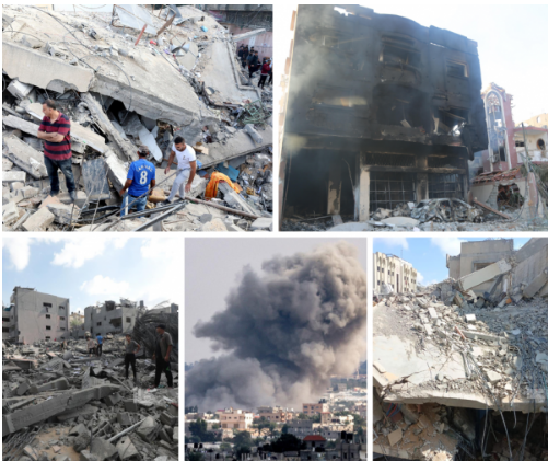 ثمانية شهداء بقصف الاحتلال الإسرائيلي لمنزل في خان يونس