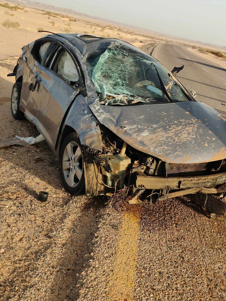 وفاة شخص وإصابة 3 آخرين إثر تدهور مركبة على طريق وادي عربة