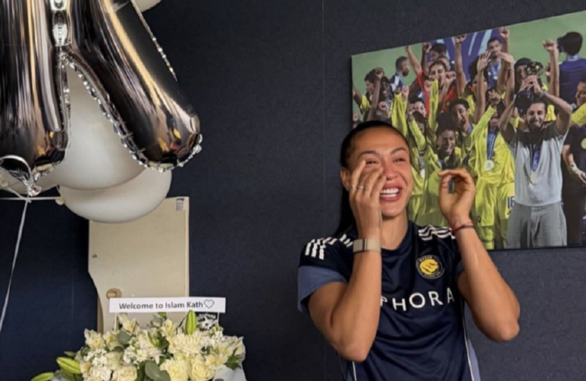 السعودية  ..  محترفة برازيلية من نادي النصر تعلن إسلامها -فيديو