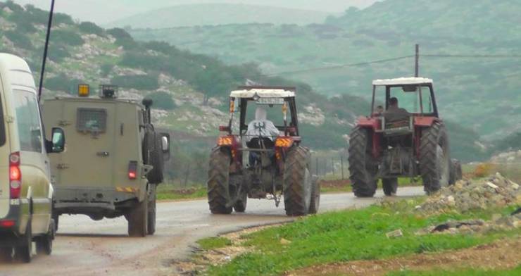 الاحتلال يستولي على 4 جرارات زراعية في طوباس