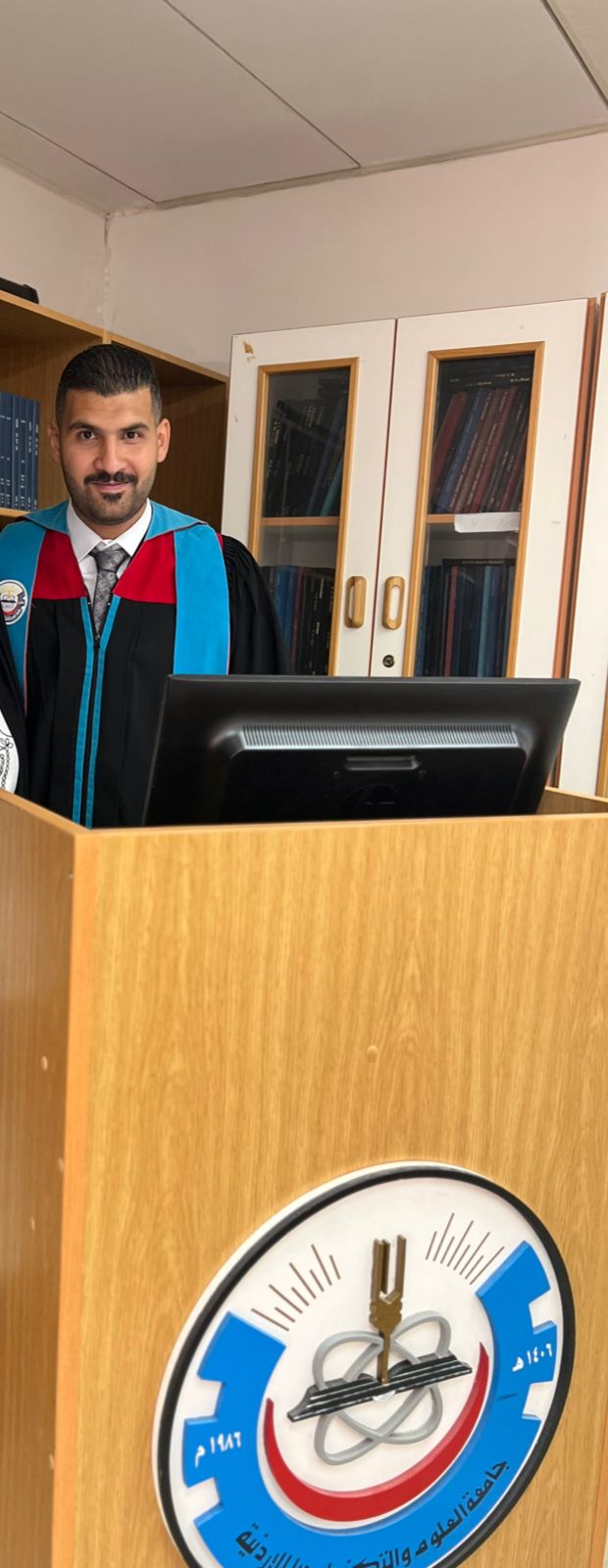 الدكتور صهيب عبدالحفيظ  .. مبارك الماجستير 