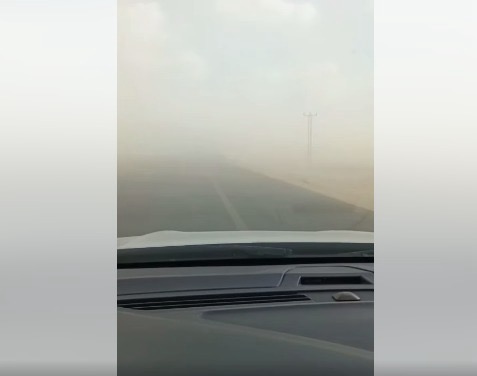الأرصاد: تدني مدى الرؤية الأفقية عند مثلث ذيبان