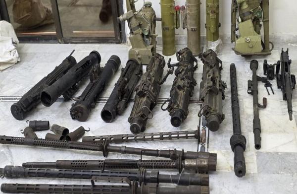 سوريا  ..  ضبط صواريخ وأسلحة متنوعة كانت معدّة للتهريب