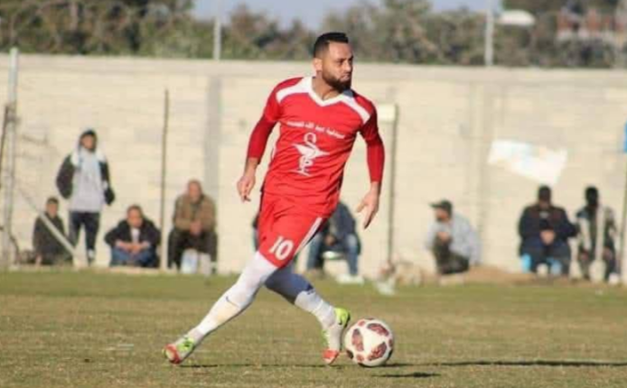 استشهاد اللاعب الفلسطيني "مهند الليلي" في غارة "إسرائيلية" على غزة