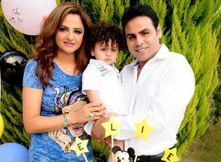 بالصور ..  ابن باسكال مشعلاني في منتهى الأناقة أثناء الاحتفال بعيد ميلاده
