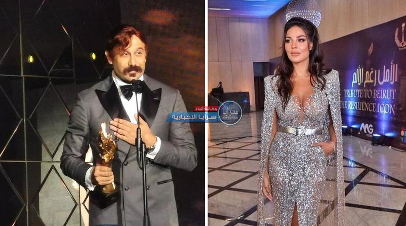فيديو نادين نجيم ترقص مع قصي خولي  ..  والأخير يفاجئ الجمهور بـإطلالته بالشعر الأحمر