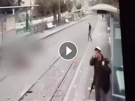 بالفيديو  ..  عملية الدهس في القدس  ..  لحظة بـ لحظة 