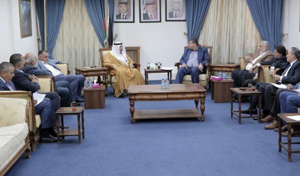 لجنة فلسطين النيابية تلتقي السفير الكويتي