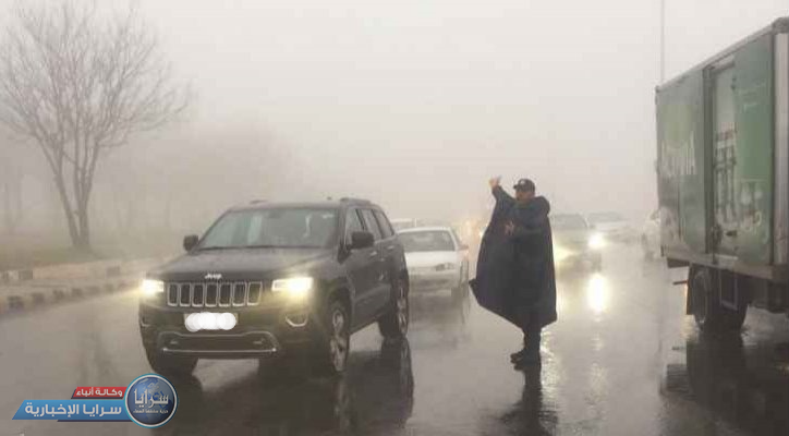 مديرية الأمن العام تحذر المواطنين من المنخفض الجوي 