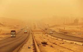 اغلاق الطريق الصحراوي من جسر الحسينية إلى جرف الدراويش