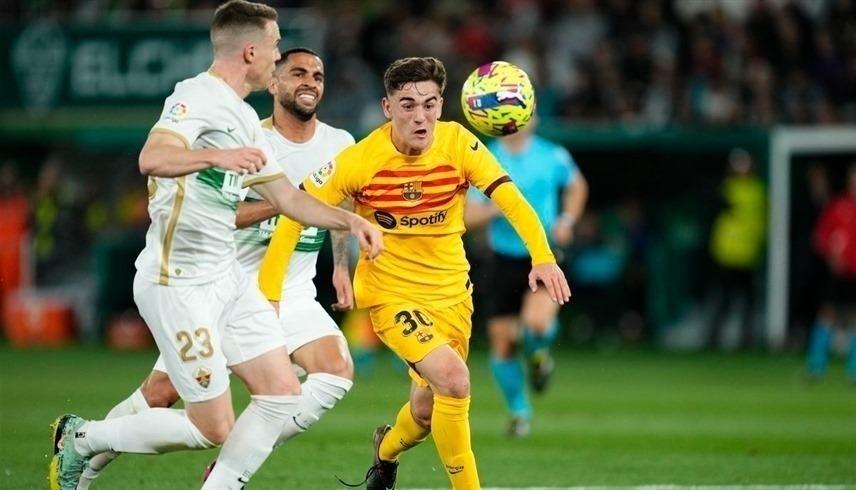برشلونة مهدد بخسارة نقاط مباراة إلتشي