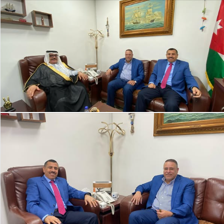الشيخ طلال صيتان الماضي والباشا محمد الجبور يزوران مكاتب "سرايا"