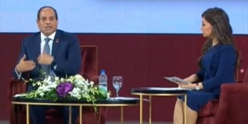 بالفيديو  ..  السيسي: "تركبون أنتم السيارات ..  و(تمارسون) الكيكي"