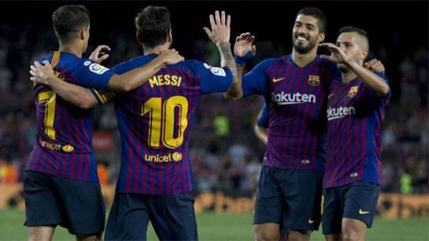 برشلونة يتابع ابرز اهدافه في دوري الابطال