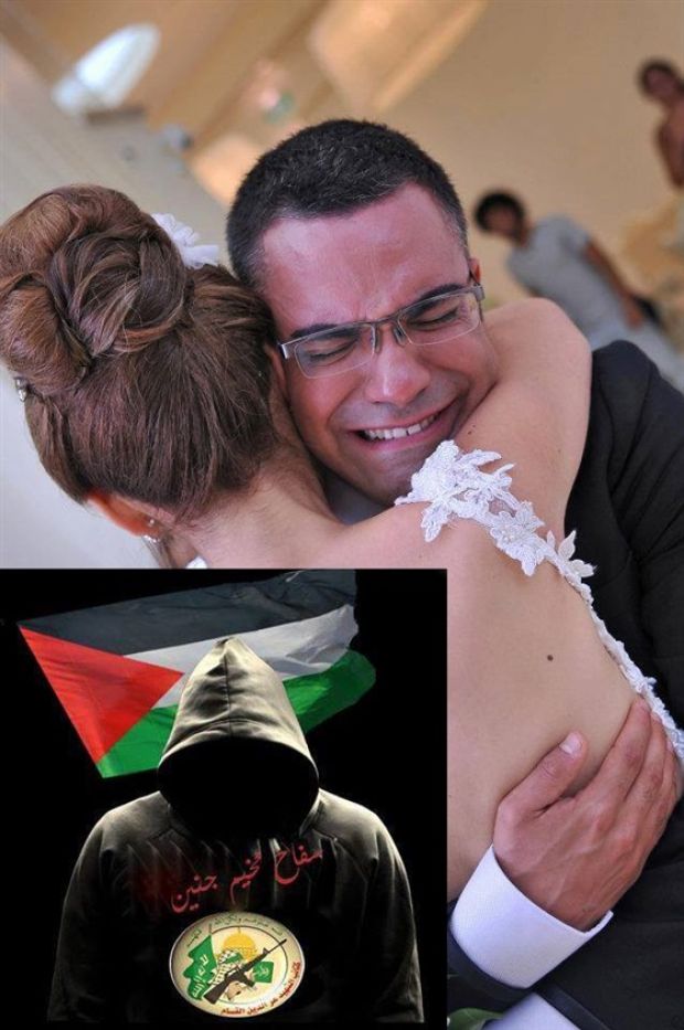بالصور  ..   هاكرز حماس يخترقون حساب "أفيخاي"  و ينشرون صور زفافه