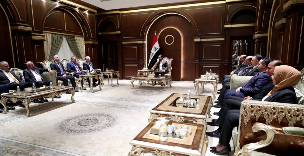 رئيس مجلس النواب العراقي يستقبل الوفد الإعلامي الأردني