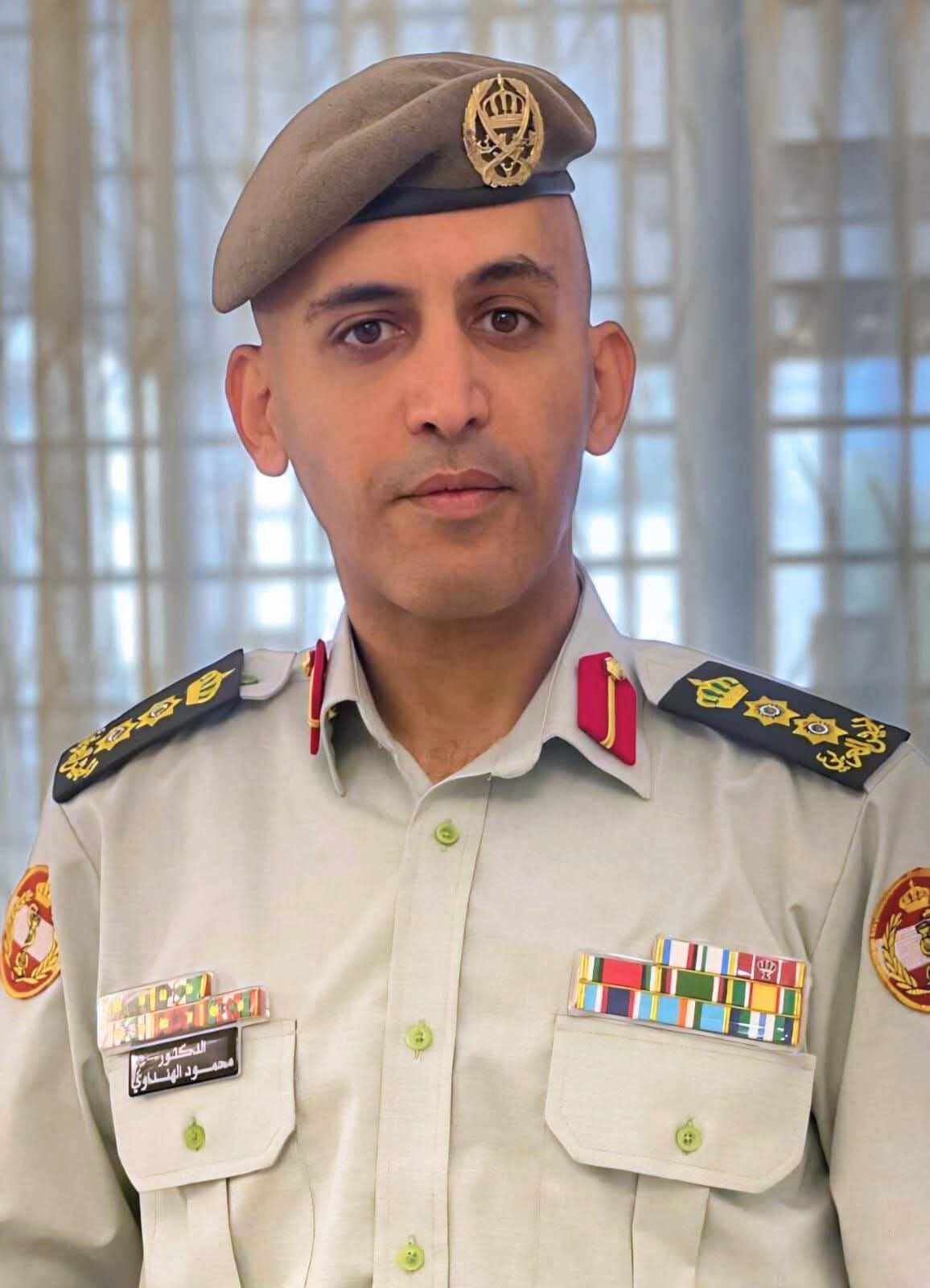 المستشار الدكتور محمود حافظ الهنداوي ..  مبارك الترفيع إلى رتبة عقيد