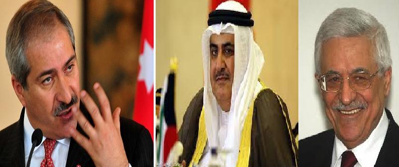 جودة و وزير الخارجية البحريني في زيارة لعباس بمنزله في عمان