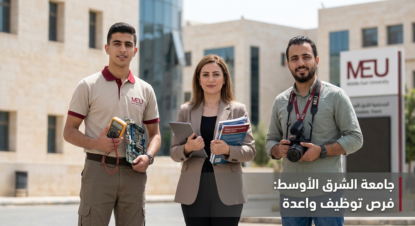 جامعة الشرق الأوسط تعلن عن وظائف أكاديمية وفنية شاغرة