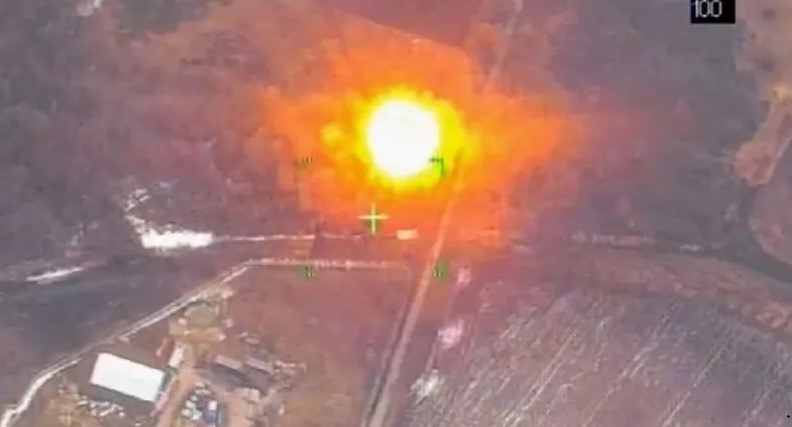 الدفاع الروسية تنشر فيديو لتدمير مركز قيادة تابع لأوكرانية
