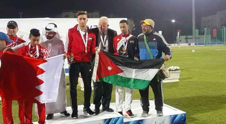 3 ميداليات للأردن في دورة غرب آسيا البارالمبية
