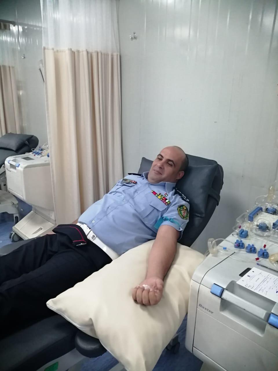 شكر من رابطة عشائر الحمامره عامة وآل الحموري للدوريات الخارجية لتبرعهم بالدم