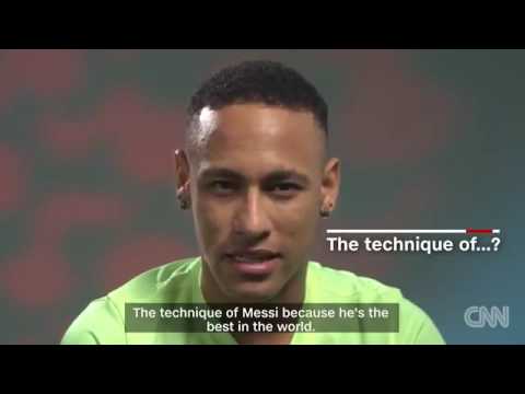 بالفيديو:نيمار يختار مواصفات اللاعب الخارق
