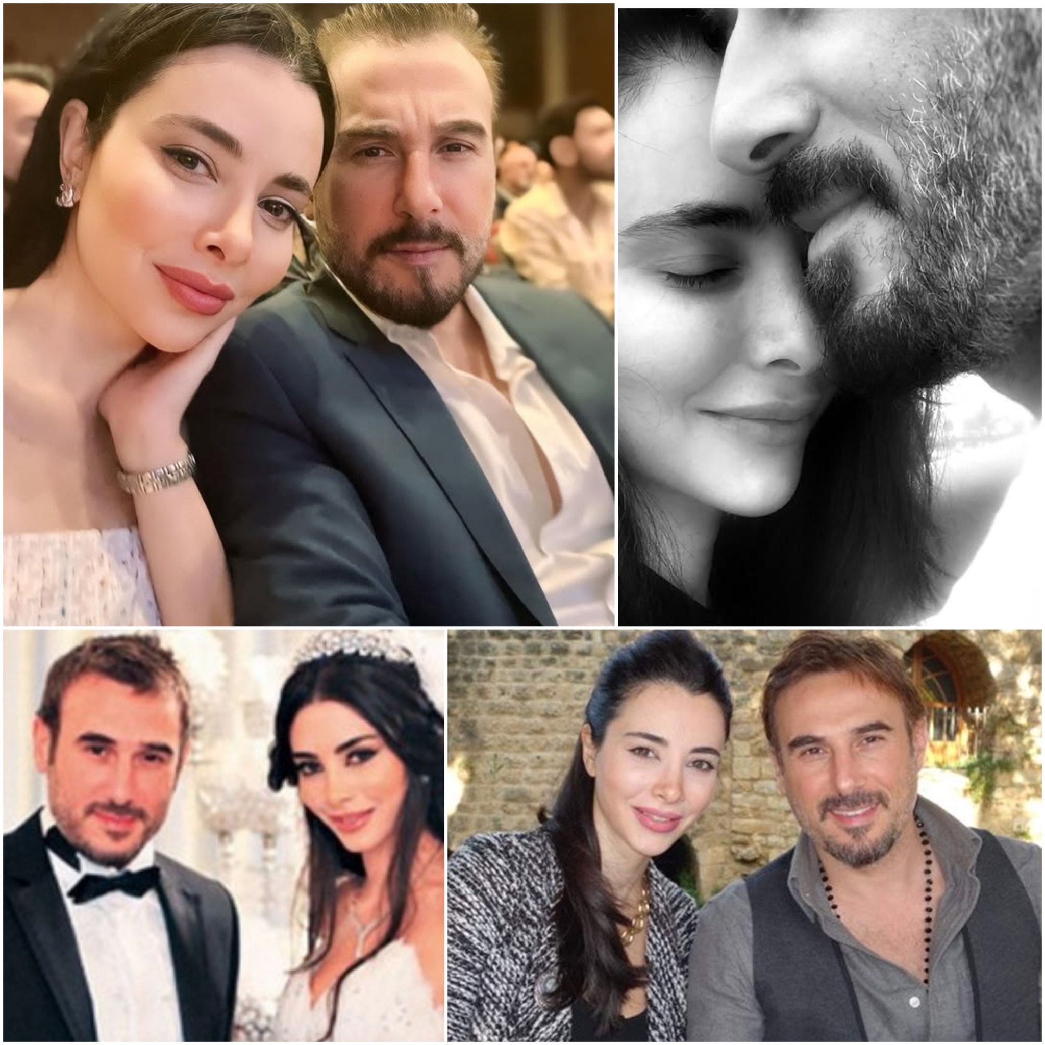 باسم مغنية وشيرين منسي  ..  قصة حب بدأت من شاشة "ملكة الجمال" وتوجت بزواج مدني 