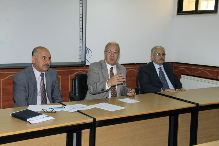رئيس جامعة فيلادلفيا يلتقي أسرة كلية الهندسة