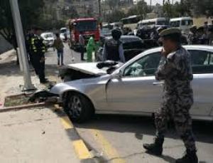 8 إصابات إثر حادث تصادم 8 مركبات في اربد