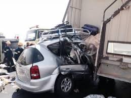 الازرق : وفاتان في حادث تصادم بين شاحنة ومركبة 