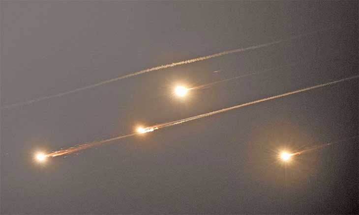 ‏إطلاق موجة صواريخ إيرانية جديدة باتجاه "إسرائيل"