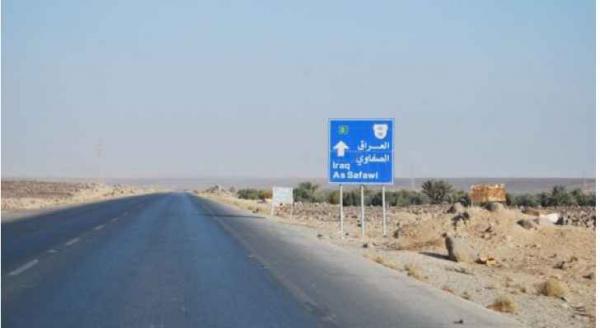 توقف مشروع صيانة طريق بغداد الدولي لأسباب مالية