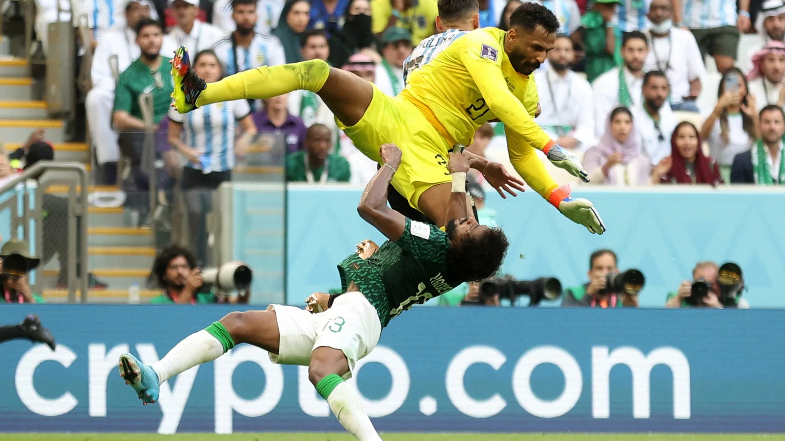 الاتحاد السعودي يكشف في بيان رسمي عن حالة اللاعب ياسر الشهراني  بعد الإصابة "القوية"