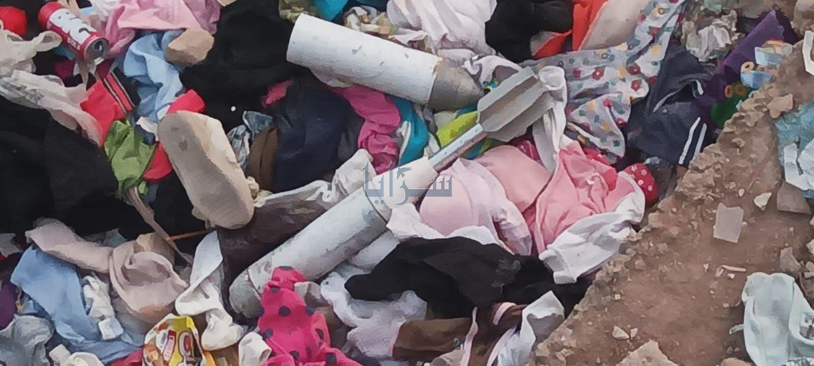 العثور على قذائف  من المخلفات القديمة في منطقة كريمه بالاغوار الشمالية ..  صورة