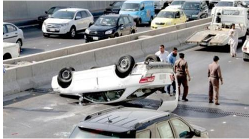 511 ألف حادث مروري سنوياً في السعودية