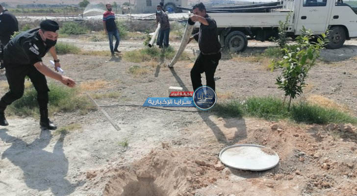 ضبط اعتداءات جديدة  على المياه في الأغوار والجيزة - صور