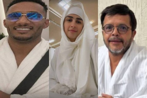بينهم محمد هنيدي وياسمين عبد العزيز ..  10 نجوم فنيين يؤدون مناسك الحج
