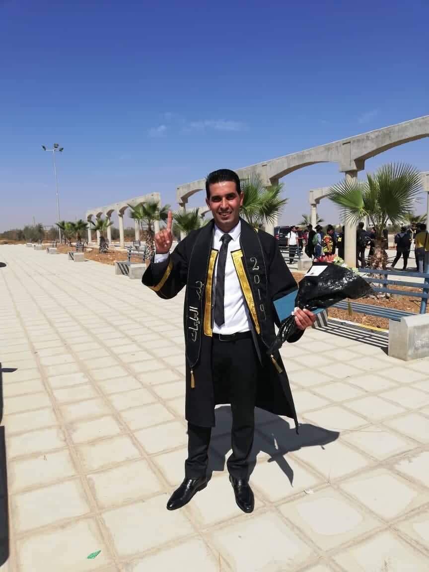 تهنئة بحصول بدر عليمات على درجة البكالوريس في العلوم السياسية