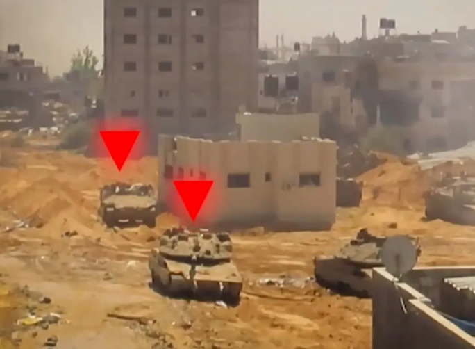 القسام: إيقاع آليات الاحتلال في حقل عبوات بجباليا