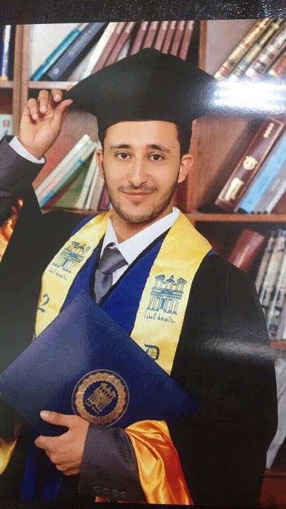 محمد الحنيطي مبارك التخرج 