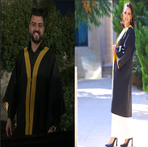 "محمد و سارة" احمد ابو حصوة  ..  مبارك التخرج 